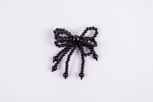 Aplikacija masna od perli/ Pearls bow application #10014 - almecouturier